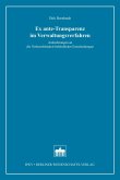 Ex ante-Transparenz im Verwaltungsverfahren (eBook, PDF)