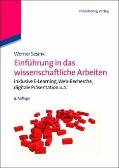 Einführung in das wissenschaftliche Arbeiten (eBook, PDF) - Sesink, Werner