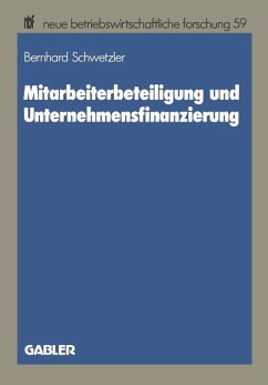 Mitarbeiterbeteiligung und Unternehmensfinanzierung (eBook, PDF) - Schwetzler, Bernhard