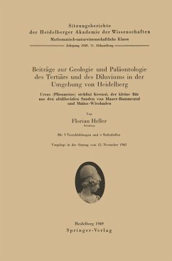 Beiträge zur Geologie und Paläontologie des Tertiärs und des Diluviums in der Umgebung von Heidelberg (eBook, PDF) - Heller, F.