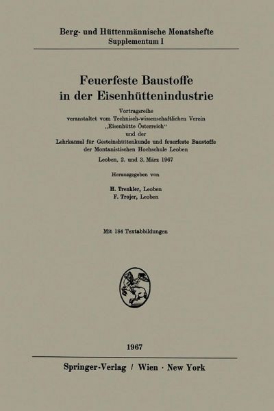 Feuerfeste Baustoffe in der Eisenhüttenindustrie (eBook, PDF)