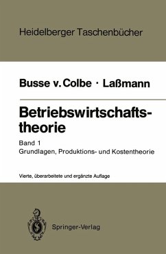 Cover Betriebswirtschaftstheorie (eBook, PDF)