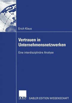 Cover Vertrauen in Unternehmensnetzwerken (eBook, PDF)