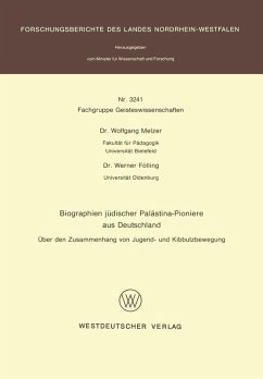 Cover Biographien jüdischer Palästina-Pioniere aus Deutschland (eBook, PDF)