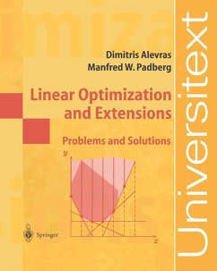 Linear Optimization and Extensions (eBook, PDF) - Alevras, Dimitris; Padberg, Manfred W.