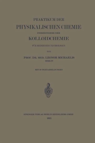 Praktikum der physikalischen Chemie (eBook, PDF)