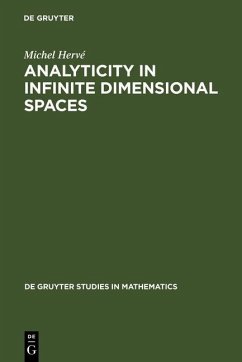 Cover Analyticity in Infinite Dimensional Spaces (eBook, PDF)