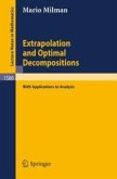 Extrapolation and Optimal Decompositions (eBook, PDF)
