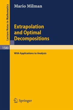 Extrapolation and Optimal Decompositions (eBook, PDF) - Milman, Mario