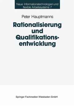 Rationalisierung und Qualifikationsentwicklung (eBook, PDF)