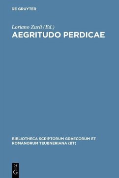 Cover Aegritudo Perdicae (eBook, PDF)
