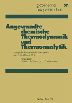 Cover Angewandte chemische Thermodynamik und Thermoanalytik (eBook, PDF)