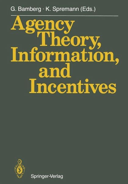 Agency Theory, Information, and Incentives (eBook, PDF)