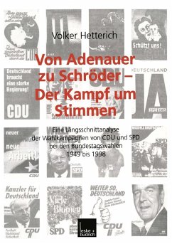 Von Adenauer zu Schröder - Der Kampf um Stimmen (eBook, PDF) - Hetterich, Volker