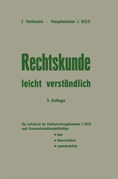 Rechtskunde - leicht verständlich (eBook, PDF)