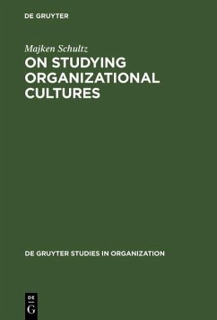 Cover On Studying Organizational Cultures (eBook, PDF)