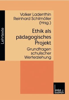 Ethik als pädagogisches Projekt (eBook, PDF)