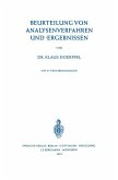 Beurteilung von Analysenverfahren und -Ergebnissen (eBook, PDF)