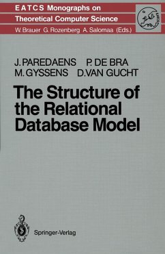 The Structure of the Relational Database Model (eBook, PDF) - Paredaens, Jan; De Bra, Paul; Gyssens, Marc; Gucht, Dirk van