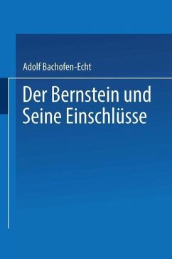 Der Bernstein und Seine Einschlüsse (eBook, PDF) - Bachofen-Echt, Adolf