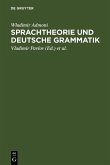 Sprachtheorie und deutsche Grammatik (eBook, PDF)