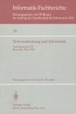 Textverarbeitung und Informatik (eBook, PDF)