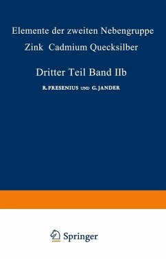 Cover Elemente der Zweiten Nebengruppe (eBook, PDF)