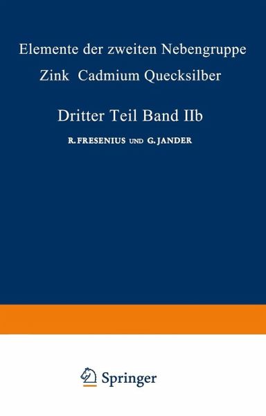 Elemente der Zweiten Nebengruppe (eBook, PDF) Elemente der Zweiten Nebengruppe (eBook, PDF)