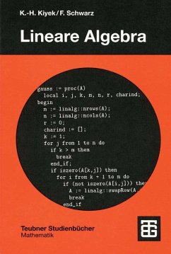 Lineare Algebra (eBook, PDF) - Kiyek, Karl-Heinz; Schwarz, Friedrich
