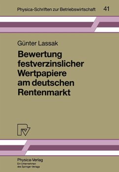 Bewertung festverzinslicher Wertpapiere am deutschen Rentenmarkt (eBook, PDF) - Lassak, Günter