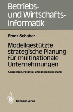 Cover Modellgestützte strategische Planung für multinationale Unternehmungen (eBook, PDF)