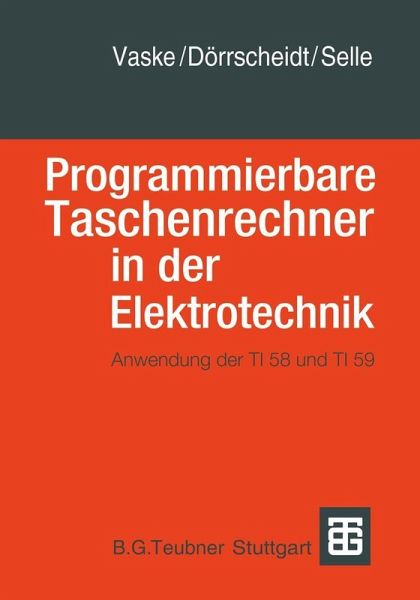 Programmierbare Taschenrechner in der Elektrotechnik (eBook, PDF)