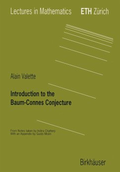 Introduction to the Baum-Connes Conjecture (eBook, PDF) - Valette, Alain
