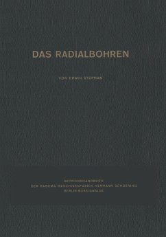 Das Radialbohren (eBook, PDF) - Stephan, Erwin