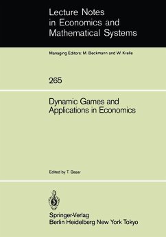 Dynamic Games and Applications in Economics (eBook, PDF)