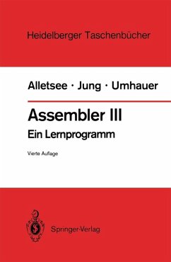 Assembler III (eBook, PDF) - Alletsee, Rainer; Jung, Horst; Umhauer, Gerd F.