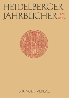 Heidelberger Jahrbücher (eBook, PDF) - Loparo, Kenneth A.; Wiehl, Reiner