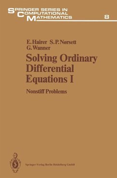 Solving Ordinary Differential Equations I (eBook, PDF) - Hairer, Ernst; Norsett, Syvert P.; Wanner, Gerhard