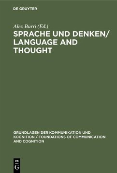 Sprache und Denken / Language and Thought (eBook, PDF)