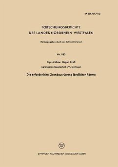 Die erforderliche Grundausrüstung ländlicher Räume (eBook, PDF) - Kraft, Jürgen