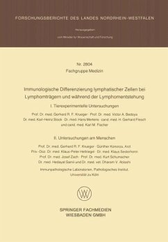 Cover Immunologische Differenzierung lymphatischer Zellen bei Lymphomträgern und während der Lymphomentstehung (eBook, PDF)