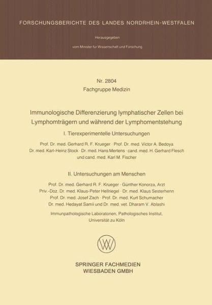 Immunologische Differenzierung lymphatischer Zellen bei Lymphomträgern und während der Lymphomentstehung (eBook, PDF)