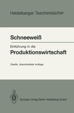 Einführung in die Produktionswirtschaft (eBook, PDF) - Schneeweiss, Christoph