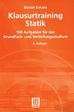 Klausurtraining Statik (eBook, PDF) - Schatz, Daniel