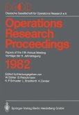 Operations Research Proceedings 1982 (eBook, PDF)