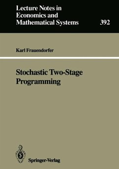 Stochastic Two-Stage Programming (eBook, PDF) - Frauendorfer, Karl