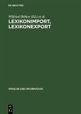 Lexikonimport, Lexikonexport (eBook, PDF)