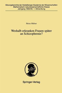 Cover Weshalb erkranken Frauen später an Schizophrenie? (eBook, PDF)