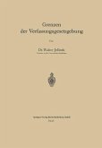 Grenzen der Verfassungsgesetzgebung (eBook, PDF)