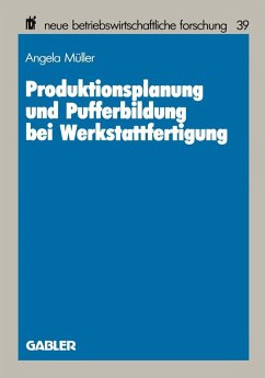 Cover Produktionsplanung und Pufferbildung bei Werkstattfertigung (eBook, PDF)